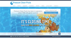 Desktop Screenshot of pressurecleanpools.com