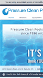 Mobile Screenshot of pressurecleanpools.com